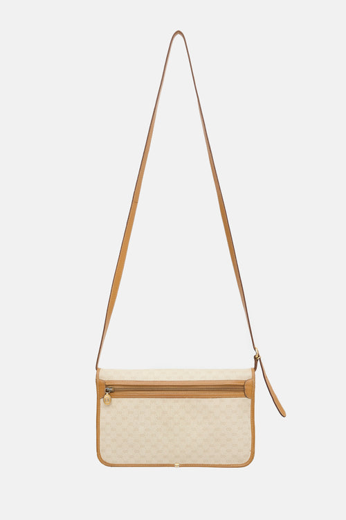 Gucci Vintage GG Monogram & Leather Bag