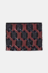 Miu Miu 2011 Sequin Overlay Pochette Pouch