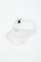 Prada Canvas & PVC Logo Visor