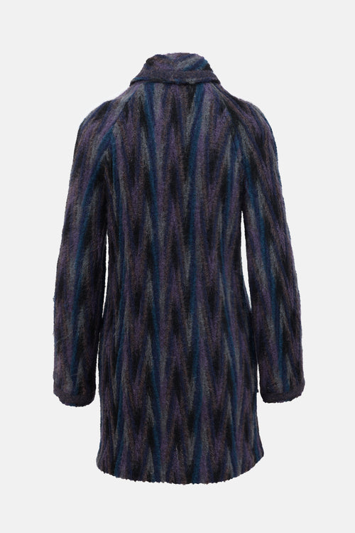 Missoni Fuzzy Shawl Collar Cardigan