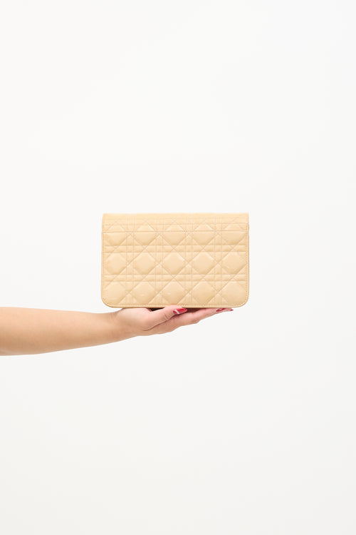 Dior 2015 Patent Cannage Miss Dior Promenade Bag