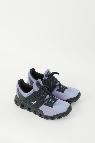 On Purple & Black Running Sneaker