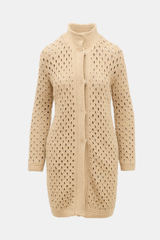 Vintage Wool Layered Cardigan