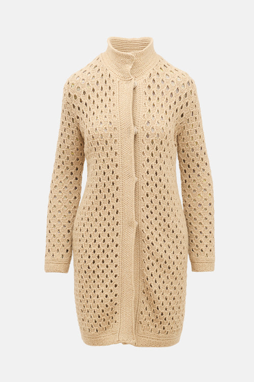 Vintage Wool Layered Cardigan