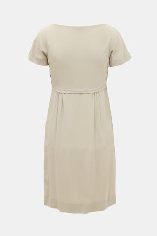 Vintage Silk Bow Dress