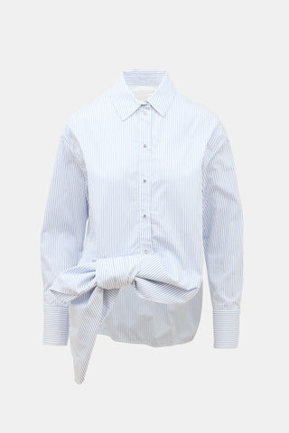 Victoria Beckham Striped Knot Shirt