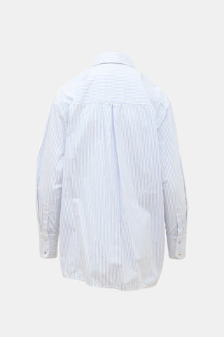 Victoria Beckham Striped Knot Shirt