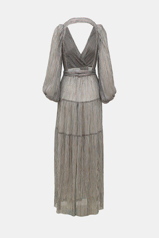 Ba&sh Metallic Maddie Maxi Dress