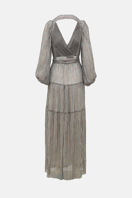Ba&sh Metallic Maddie Maxi Dress