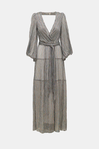 Ba&sh Metallic Maddie Maxi Dress