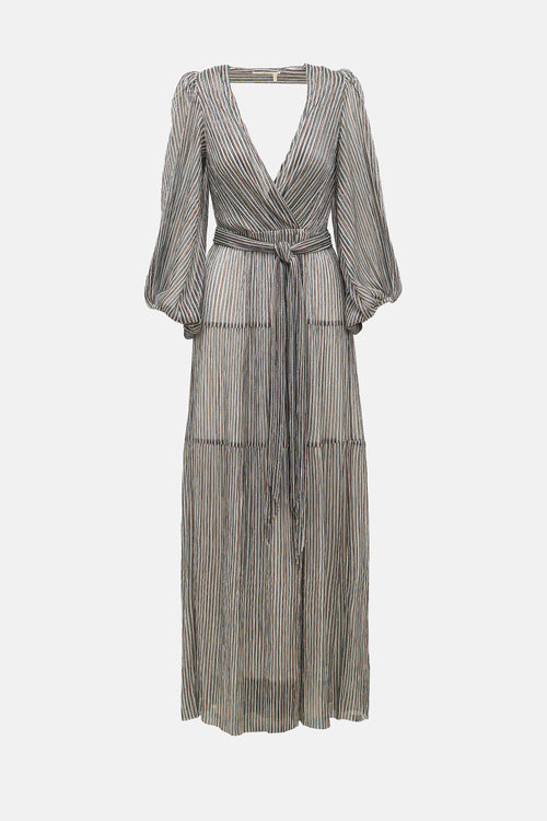 Ba&sh Metallic Maddie Maxi Dress