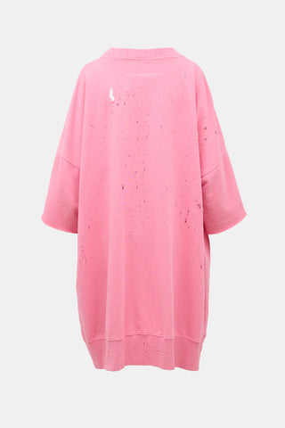 MM6 Maison Margiela Distressed Sweater Dress