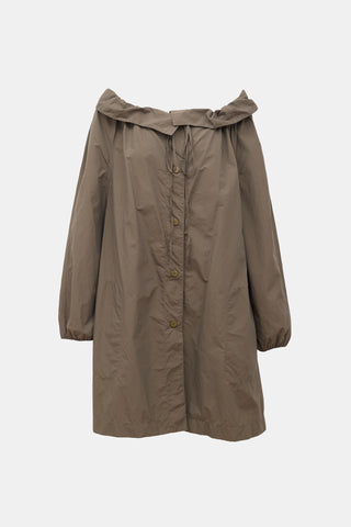 Lanvin Nylon Drawstring Collar Jacket
