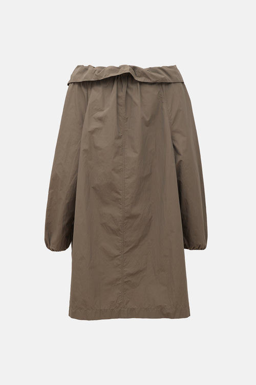 Lanvin Nylon Drawstring Collar Jacket