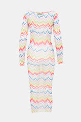Missoni Sheer Mesh Printed Dress