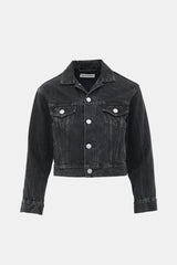 Balenciaga Denim Cropped Jacket