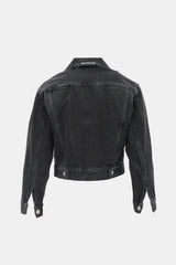 Balenciaga Denim Cropped Jacket