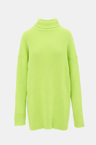 Balenciaga FW 2019 Rib Knit BB Sweater