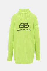 Balenciaga FW 2019 Rib Knit BB Sweater