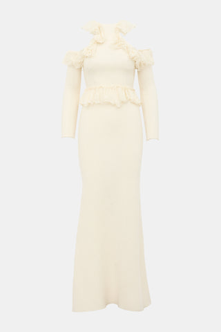 Ermanno Scervino Boucle Wool & Silk Dress