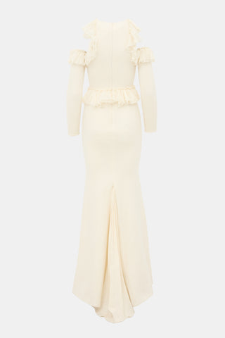Ermanno Scervino Boucle Wool & Silk Dress
