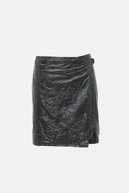 Helmut Lang Crinkled Vinyl Co-Ord Set