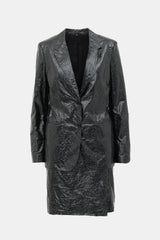 Helmut Lang Crinkled Vinyl Co-Ord Set