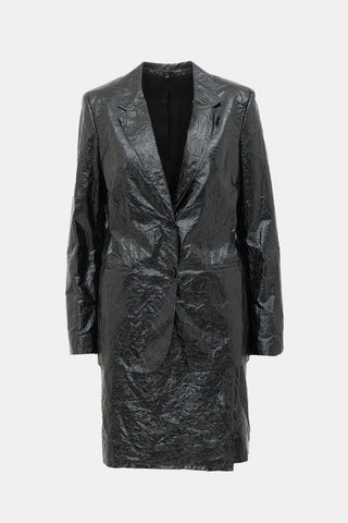 Helmut Lang Crinkled Vinyl Co-Ord Set