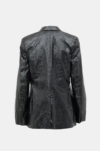Helmut Lang Crinkled Vinyl Co-Ord Set