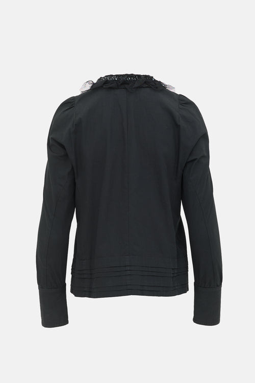 Comme des Garçons Tricot Embellished Blouse