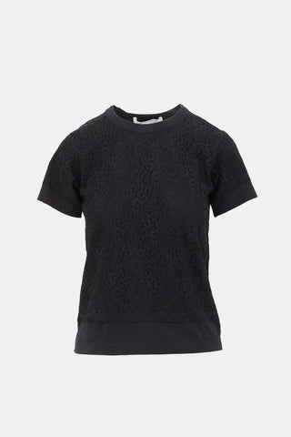 Comme des Garçons Lace Overlay T-Shirt