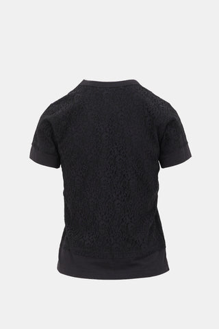 Comme des Garçons Lace Overlay T-Shirt