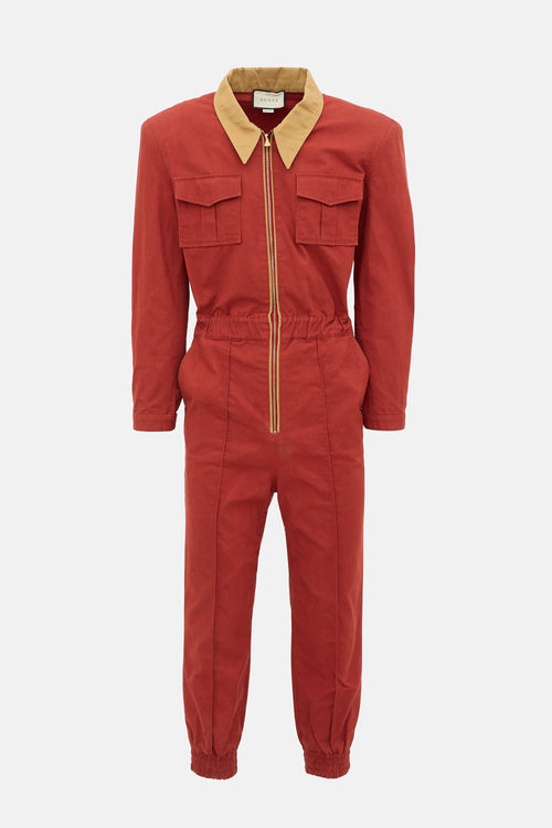 Gucci FW 2019 Two Tone Jumpsuit