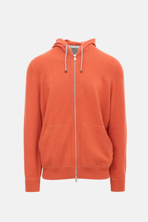 Brunello Cucinelli Cashmere Zip Hoodie