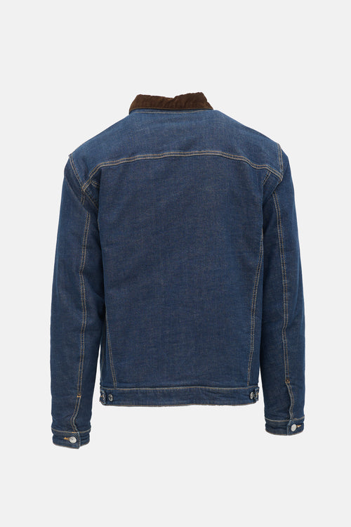 DSquared2 Denim Corduroy Collar Jacket