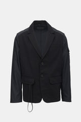 Prada 2021 Twill Nylon Hybrid Blazer