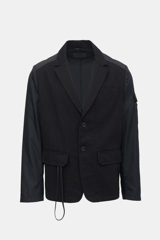 Prada 2021 Twill Nylon Hybrid Blazer