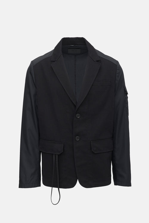 Prada 2021 Twill Nylon Hybrid Blazer