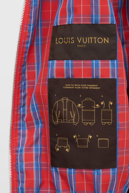 Louis Vuitton Plaid Packable Jacket