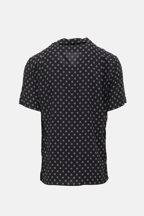 Saint Laurent Printed Camp Collar Shirt