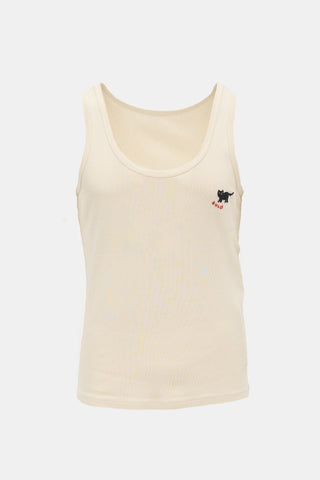 Gucci 2021 Distressed Logo Tank Top
