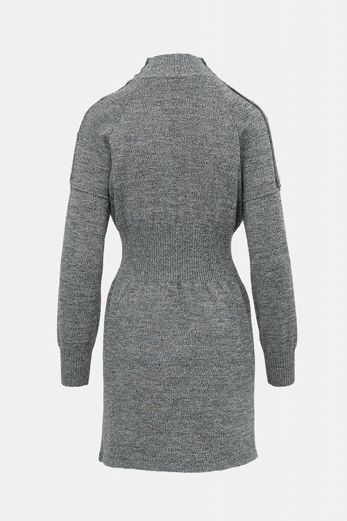 Chanel Marled Wool Sweater Dress