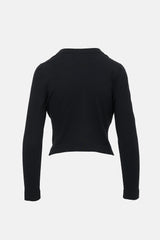 Alaïa Jersey Knit Long Sleeve Sweater