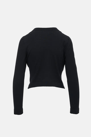 Alaïa Jersey Knit Long Sleeve Sweater