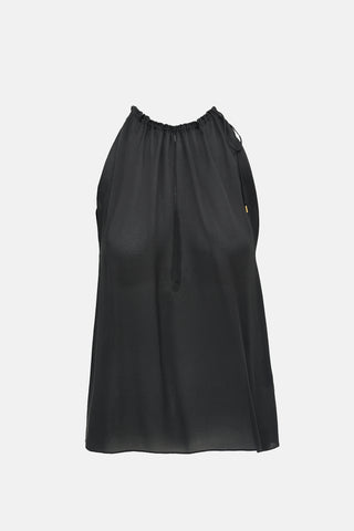 Tom Ford Silk Satin Asymmetrical Top