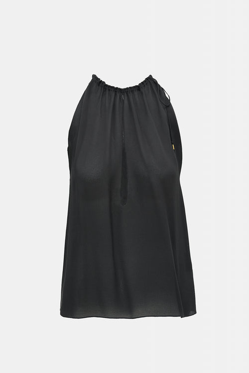 Tom Ford Silk Satin Asymmetrical Top