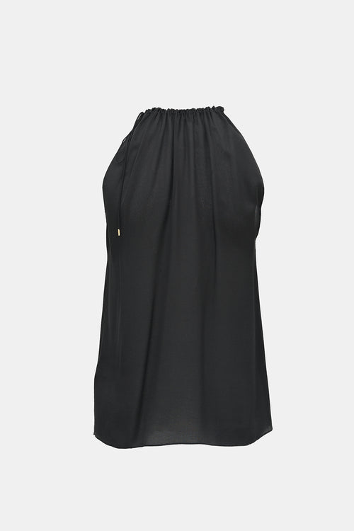 Tom Ford Silk Satin Asymmetrical Top