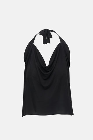 Gucci 2006 Draped Halter Top