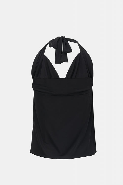 Gucci 2006 Draped Halter Top