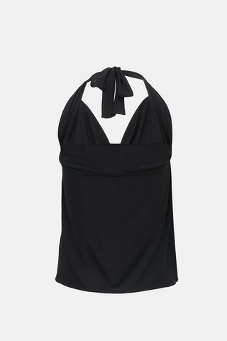 Gucci 2006 Draped Halter Top